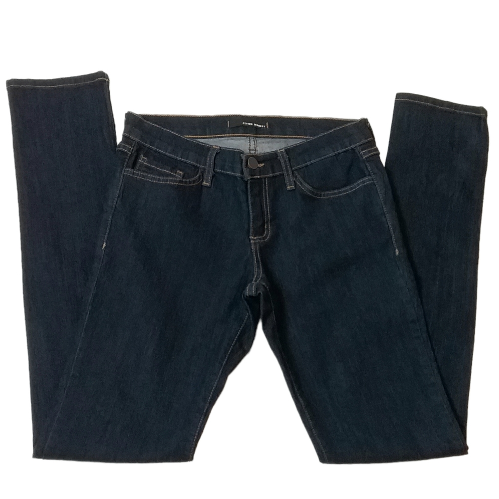 Flying Monkey Jeans Juniors 7 Low Rise Straight Leg Denim
